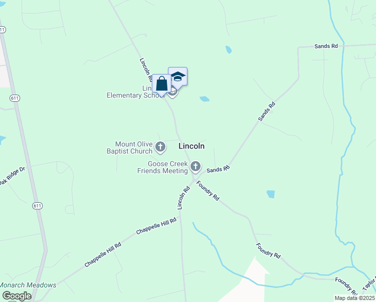 map of restaurants, bars, coffee shops, grocery stores, and more near 37821 Friendly Lane in Purcellville