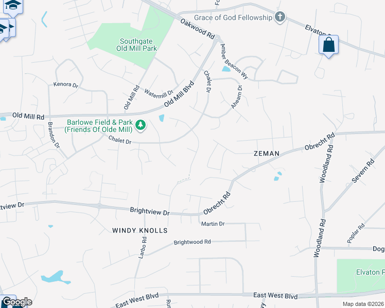 map of restaurants, bars, coffee shops, grocery stores, and more near 336 Regina Court in Millersville