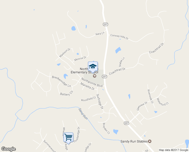 map of restaurants, bars, coffee shops, grocery stores, and more near 875 North Bend Road in Hebron