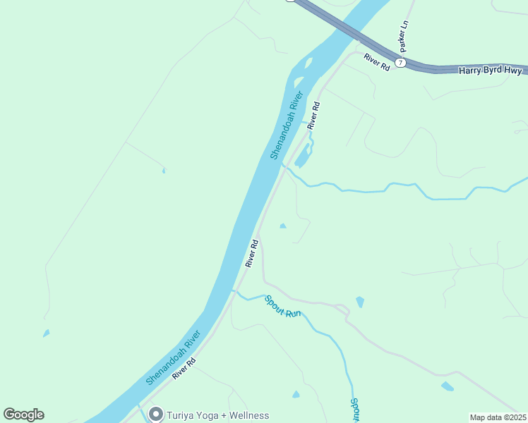 map of restaurants, bars, coffee shops, grocery stores, and more near 204 Bridge Lane in Bluemont