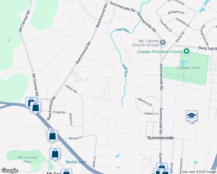 map of restaurants, bars, coffee shops, grocery stores, and more near 638 Keystone Drive in Cincinnati