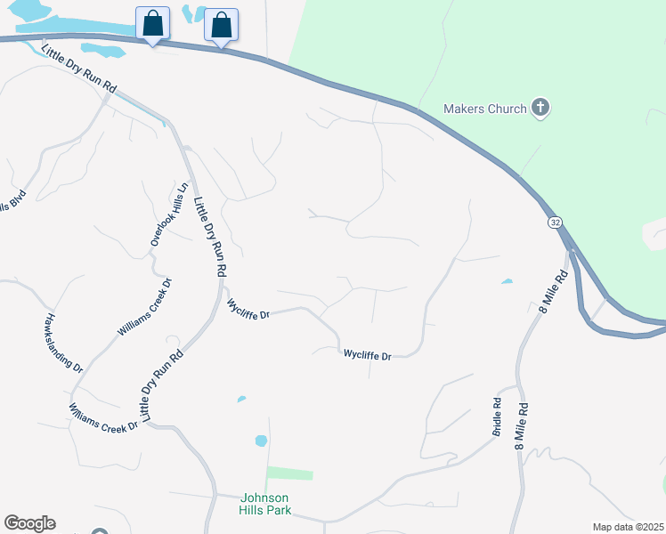 map of restaurants, bars, coffee shops, grocery stores, and more near 3155 Killington Lane in Cincinnati