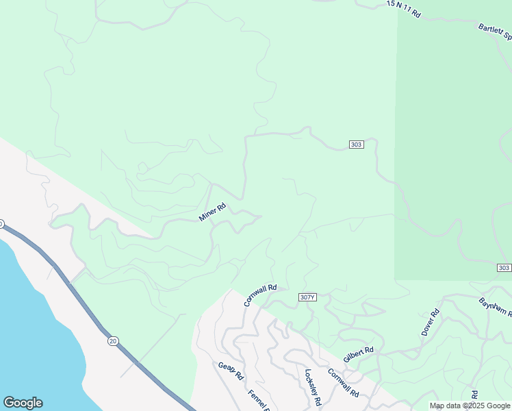 map of restaurants, bars, coffee shops, grocery stores, and more near 5513 Miner Road in Lucerne