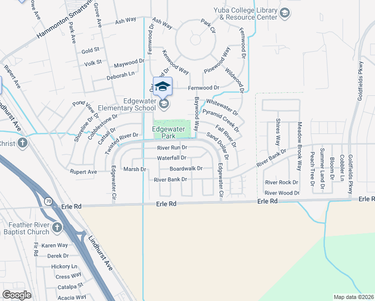 map of restaurants, bars, coffee shops, grocery stores, and more near 1820 River Run Drive in Marysville