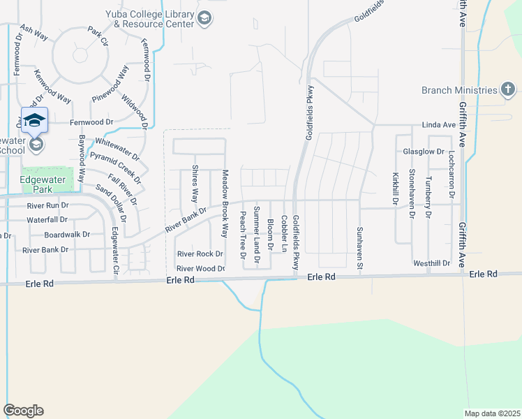 map of restaurants, bars, coffee shops, grocery stores, and more near 5621 Summer Land Drive in Linda
