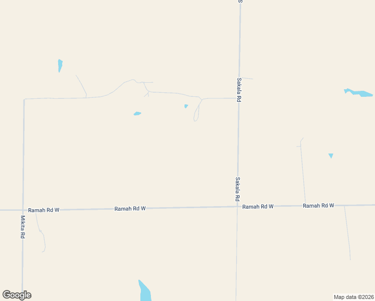 map of restaurants, bars, coffee shops, grocery stores, and more near 19820 Sakala Road in Ramah