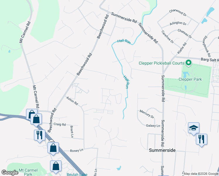 map of restaurants, bars, coffee shops, grocery stores, and more near 824 Blackcomb Drive in Cincinnati