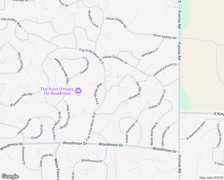 map of restaurants, bars, coffee shops, grocery stores, and more near 602 Winding Hills Road in Monument
