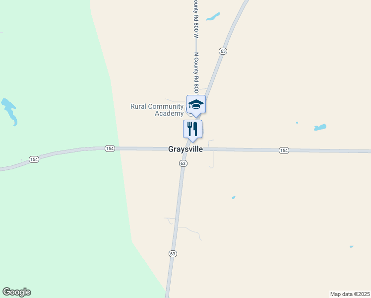 map of restaurants, bars, coffee shops, grocery stores, and more near in Graysville
