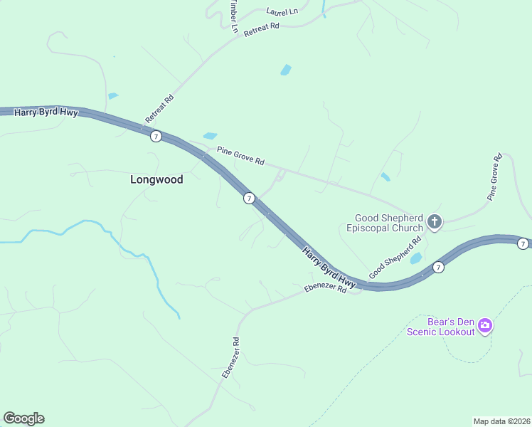 map of restaurants, bars, coffee shops, grocery stores, and more near 14 Virginia 7 in Bluemont