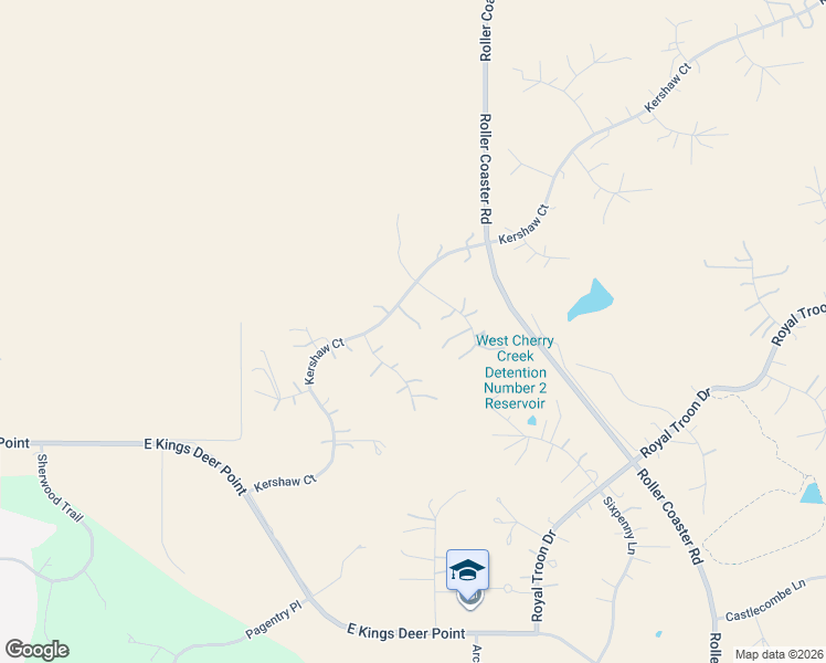 map of restaurants, bars, coffee shops, grocery stores, and more near 19595 Kershaw Court in Monument