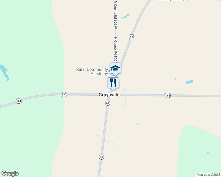 map of restaurants, bars, coffee shops, grocery stores, and more near in Graysville