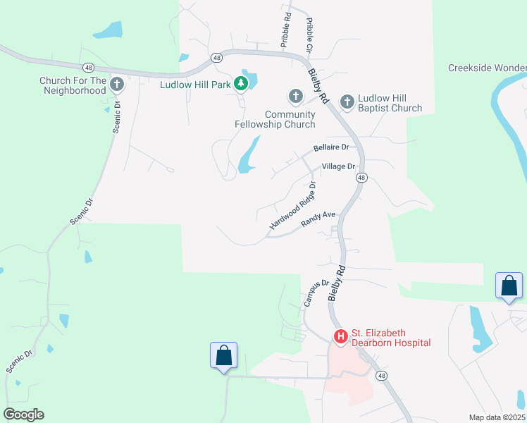 map of restaurants, bars, coffee shops, grocery stores, and more near 412 Valley Drive in Lawrenceburg