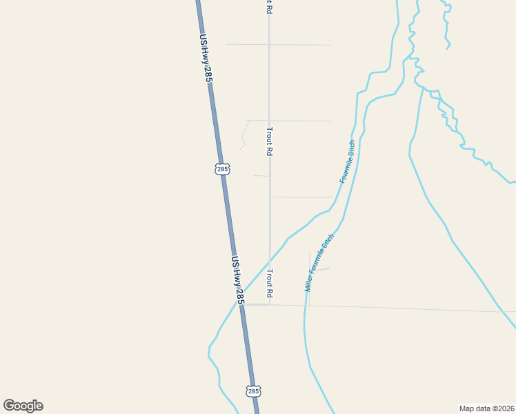 map of restaurants, bars, coffee shops, grocery stores, and more near 331 Trout Road in Fairplay