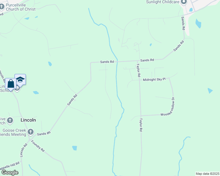 map of restaurants, bars, coffee shops, grocery stores, and more near 17984 Manassas Gap Court in Hamilton