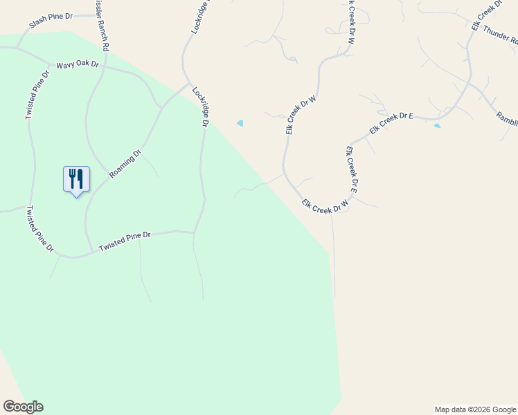 map of restaurants, bars, coffee shops, grocery stores, and more near 19872 Elk Creek Drive West in Colorado Springs