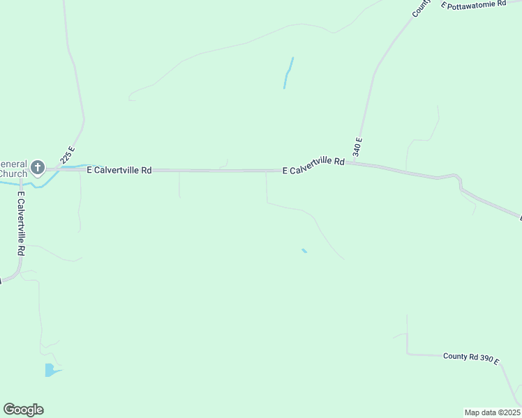 map of restaurants, bars, coffee shops, grocery stores, and more near County Road 305 East in Bloomfield