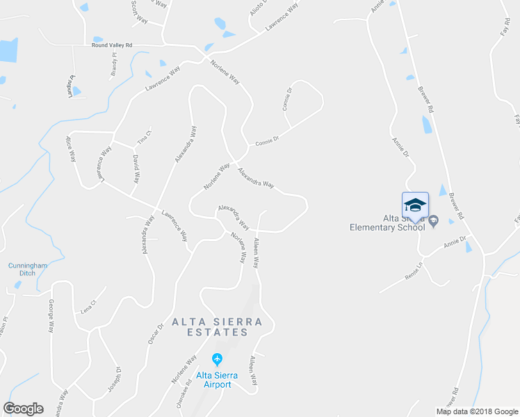 map of restaurants, bars, coffee shops, grocery stores, and more near 16450 Jon Eric Court in Grass Valley