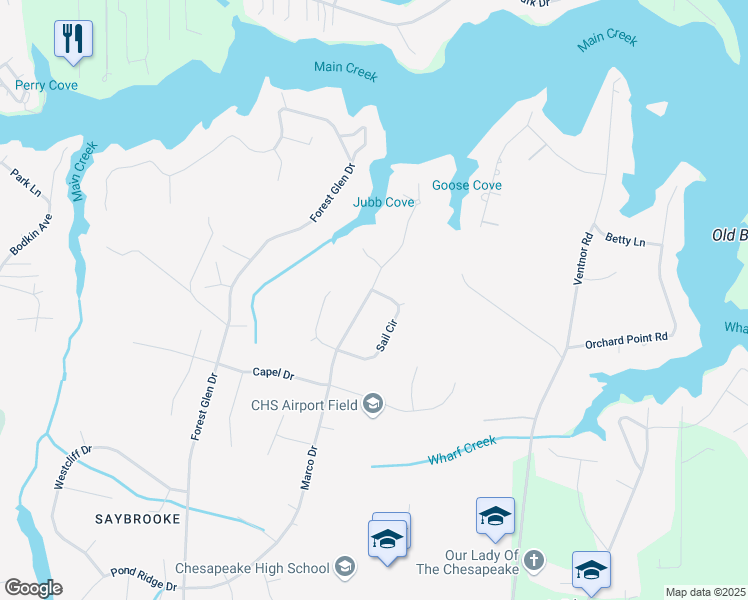 map of restaurants, bars, coffee shops, grocery stores, and more near 1567 Marco Drive in Pasadena