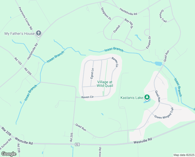 map of restaurants, bars, coffee shops, grocery stores, and more near 207 Putter Way in Kent County