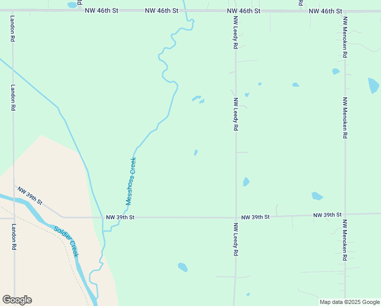 map of restaurants, bars, coffee shops, grocery stores, and more near 4143 Northwest Leedy Road in Topeka