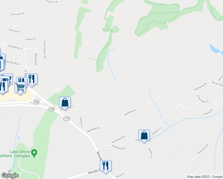 map of restaurants, bars, coffee shops, grocery stores, and more near 8318 Schmidts Lane in Pasadena