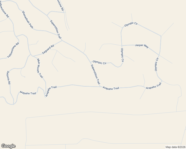 map of restaurants, bars, coffee shops, grocery stores, and more near 111 Superstition Trail in Hartsel