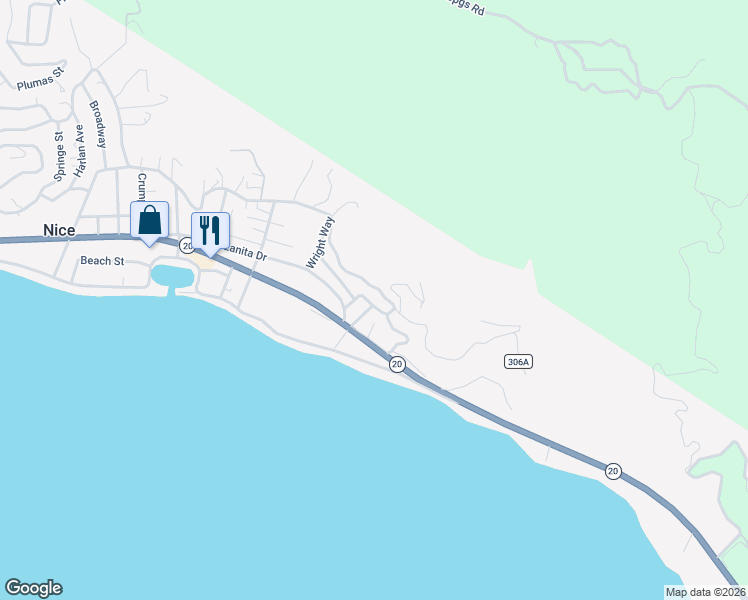 map of restaurants, bars, coffee shops, grocery stores, and more near 4165 Dawes Avenue in Nice