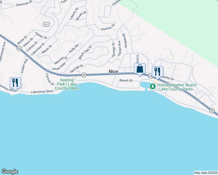 map of restaurants, bars, coffee shops, grocery stores, and more near 10 Sayre Avenue in Nice