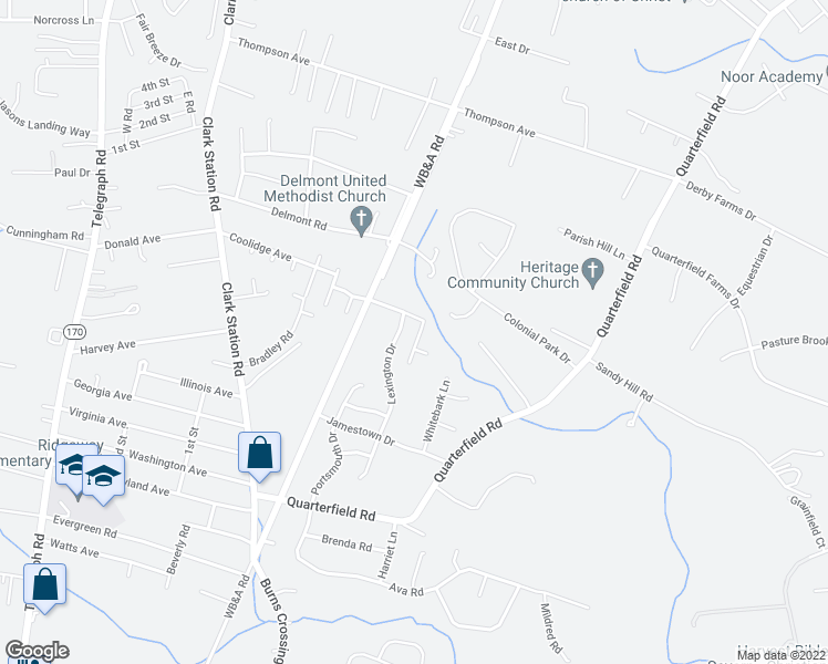 map of restaurants, bars, coffee shops, grocery stores, and more near 8404 Garfield Avenue in Severn