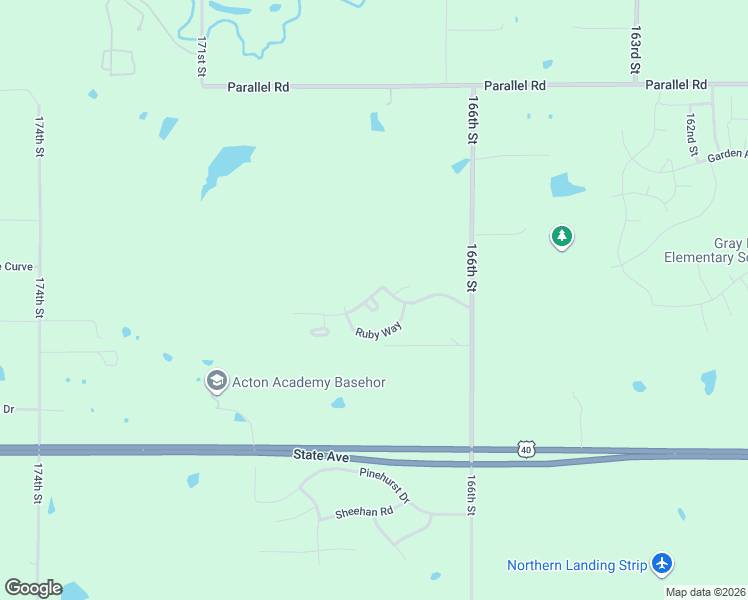 map of restaurants, bars, coffee shops, grocery stores, and more near 16649 Sandstone Circle in Basehor