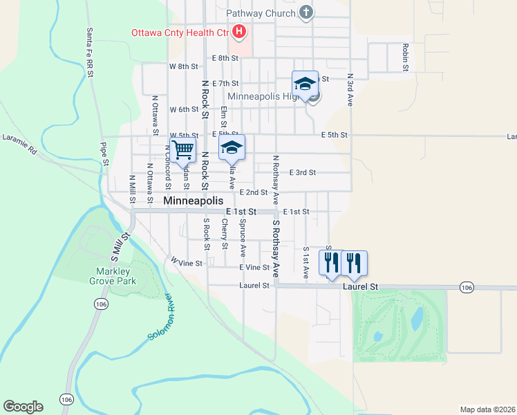 map of restaurants, bars, coffee shops, grocery stores, and more near 403 East 1st Street in Minneapolis