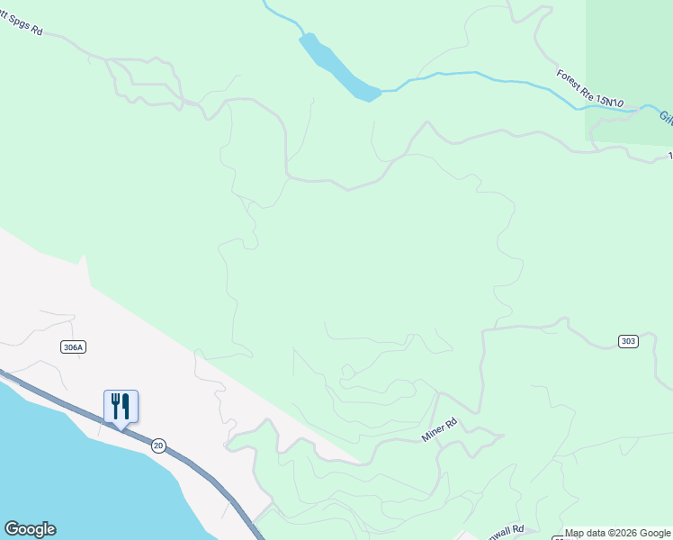 map of restaurants, bars, coffee shops, grocery stores, and more near 5250 Bartlett Springs Road in Lucerne