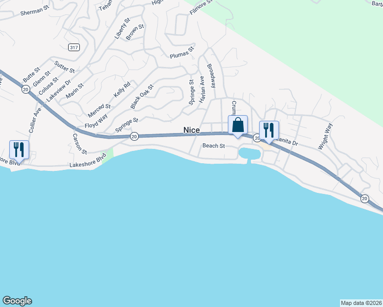 map of restaurants, bars, coffee shops, grocery stores, and more near 10 Sayre Avenue in Nice