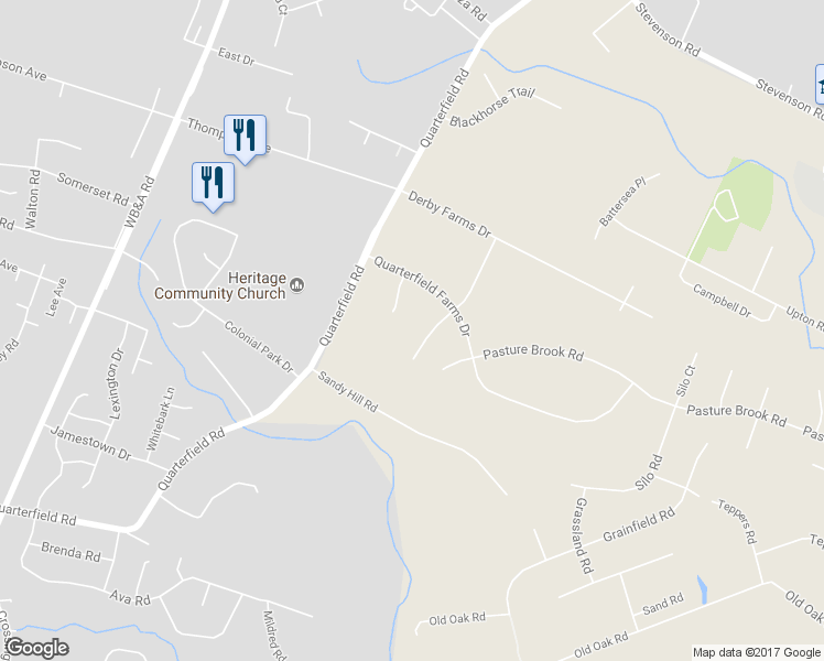 map of restaurants, bars, coffee shops, grocery stores, and more near 8132 Equestrian Drive in Severn