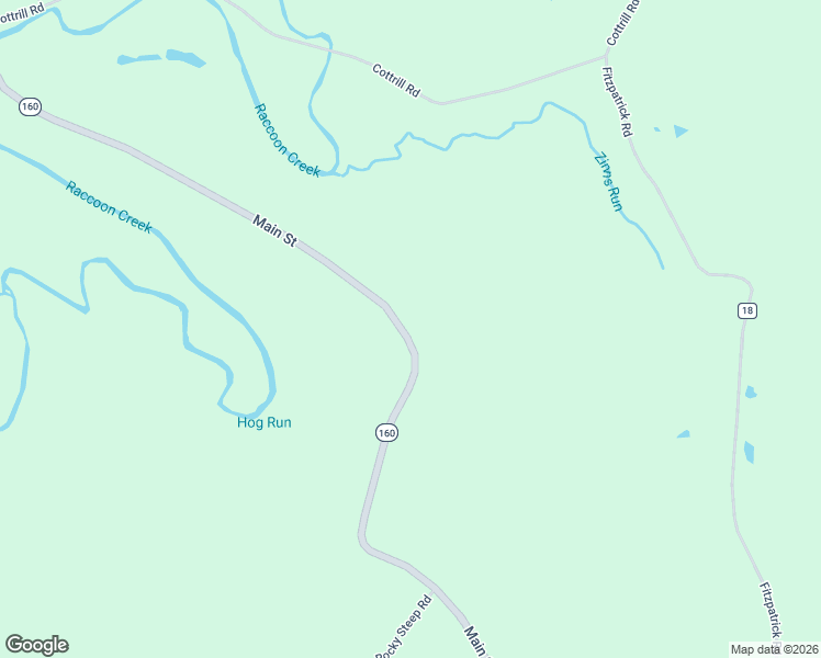 map of restaurants, bars, coffee shops, grocery stores, and more near 9 Ohio 160 in Wilkesville