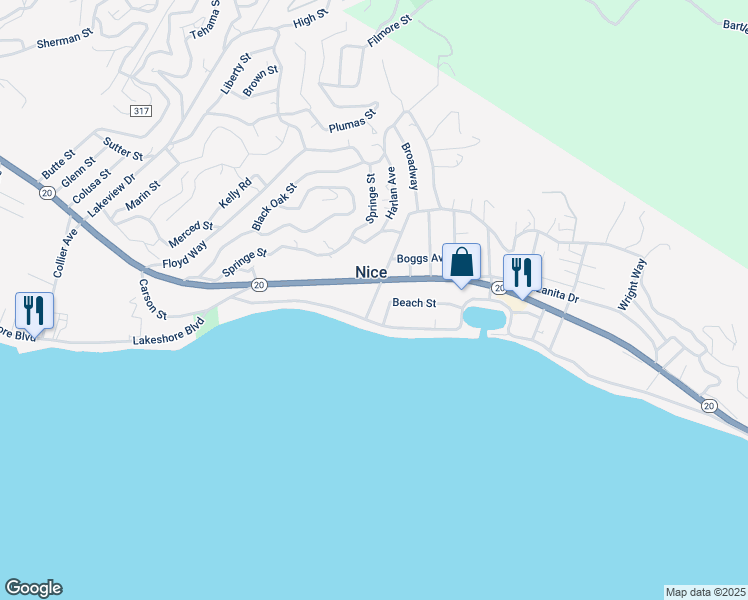 map of restaurants, bars, coffee shops, grocery stores, and more near 6773 Sayre Avenue in Nice