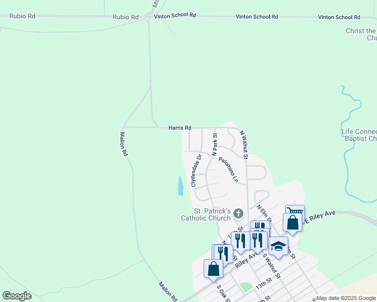 map of restaurants, bars, coffee shops, grocery stores, and more near 502 Bronco Way in Ogden