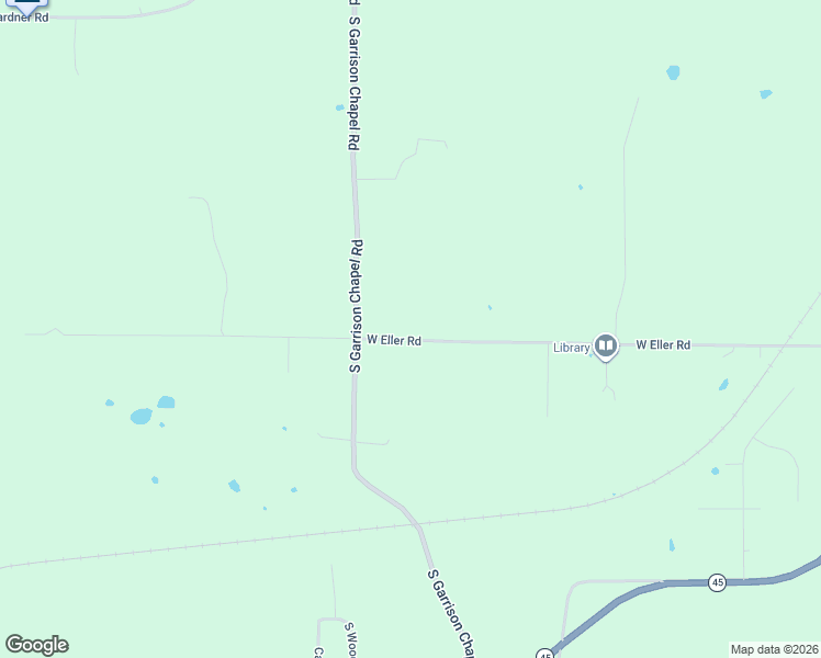 map of restaurants, bars, coffee shops, grocery stores, and more near 7666 West Eller Road in Bloomington