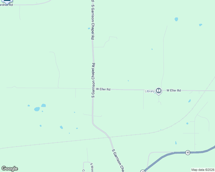 map of restaurants, bars, coffee shops, grocery stores, and more near 7666 West Eller Road in Bloomington