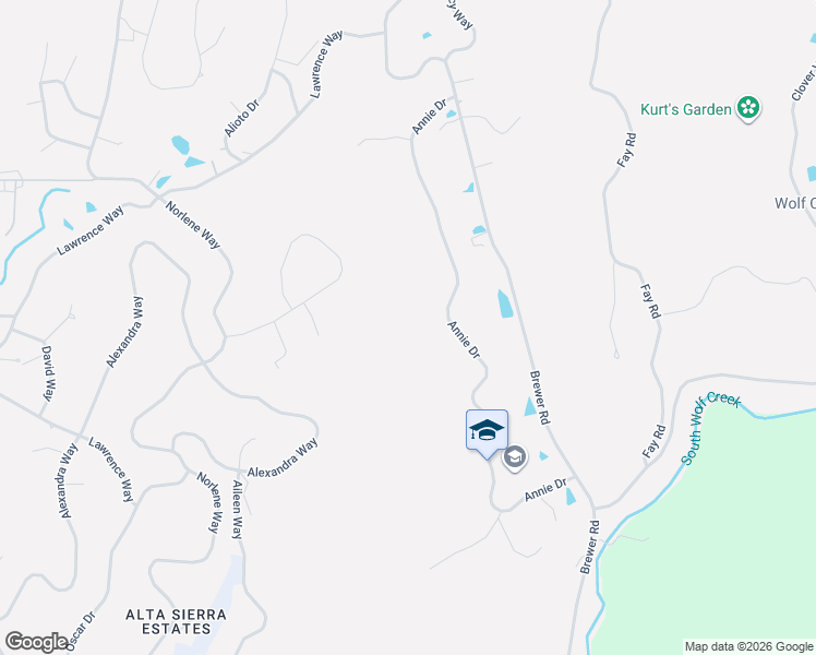 map of restaurants, bars, coffee shops, grocery stores, and more near 16228 Annie Dr in Grass Valley