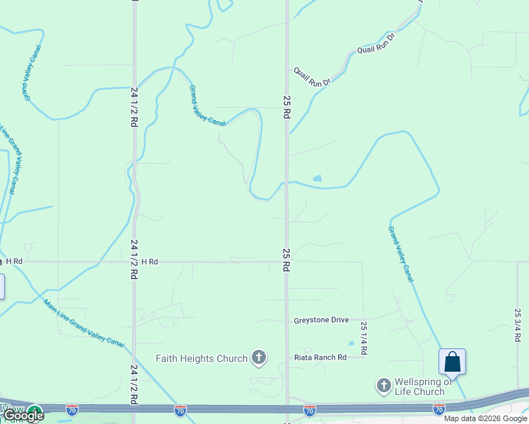 map of restaurants, bars, coffee shops, grocery stores, and more near 815 25 Road in Grand Junction