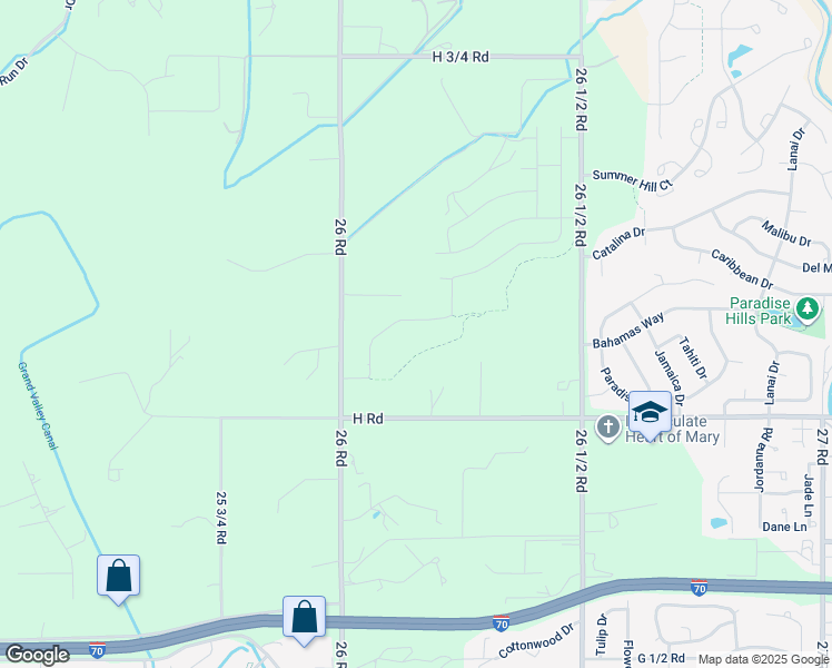 map of restaurants, bars, coffee shops, grocery stores, and more near 818 26 Road in Grand Junction