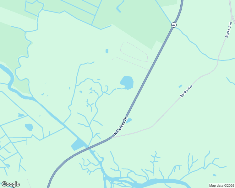 map of restaurants, bars, coffee shops, grocery stores, and more near 205 North Delsea Drive in Cape May County