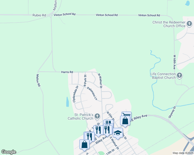 map of restaurants, bars, coffee shops, grocery stores, and more near 507 Mustang Drive in Ogden