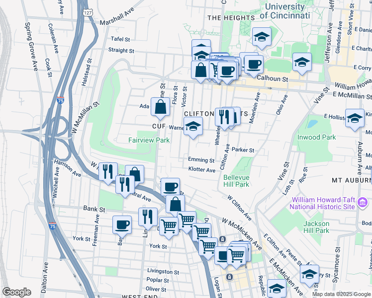 2217 Stratford Avenue, Cincinnati OH Walk Score
