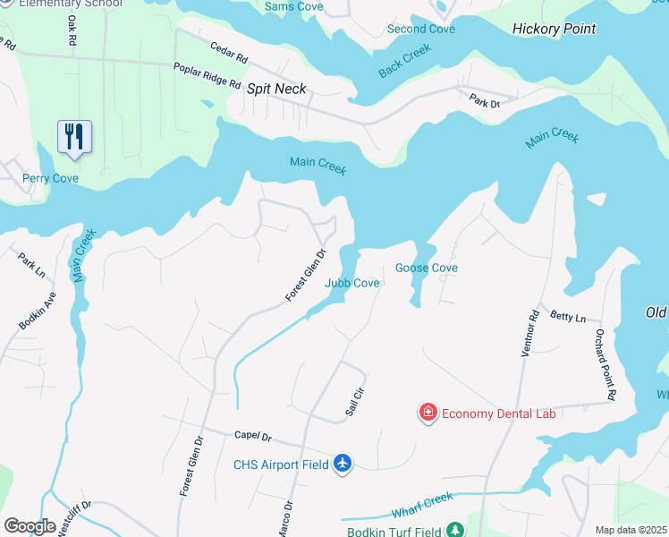 map of restaurants, bars, coffee shops, grocery stores, and more near 8178 Forest Glen Drive in Pasadena