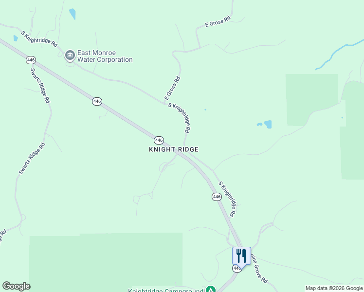 map of restaurants, bars, coffee shops, grocery stores, and more near 3802 Old Indiana 446 in Bloomington