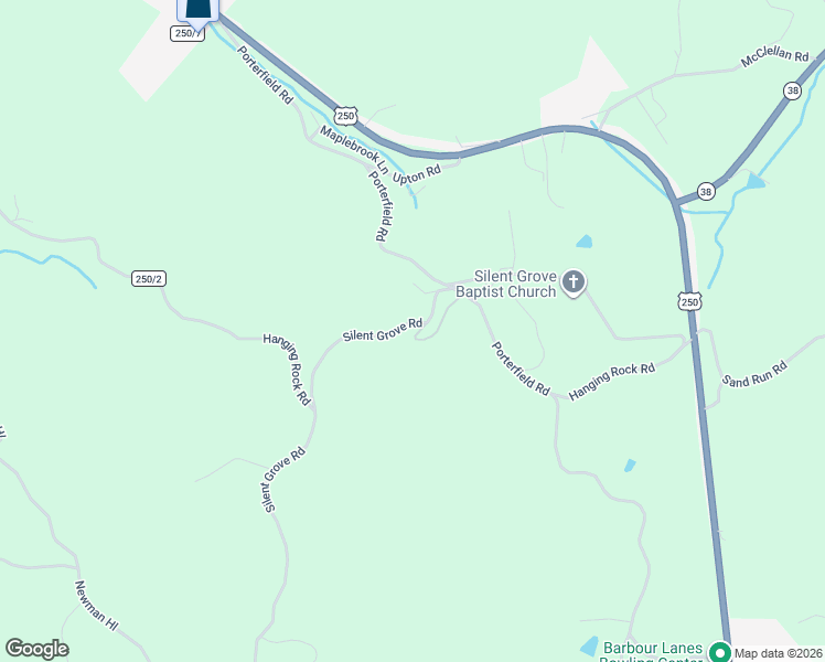 map of restaurants, bars, coffee shops, grocery stores, and more near 674 Silent Grove Road in Philippi