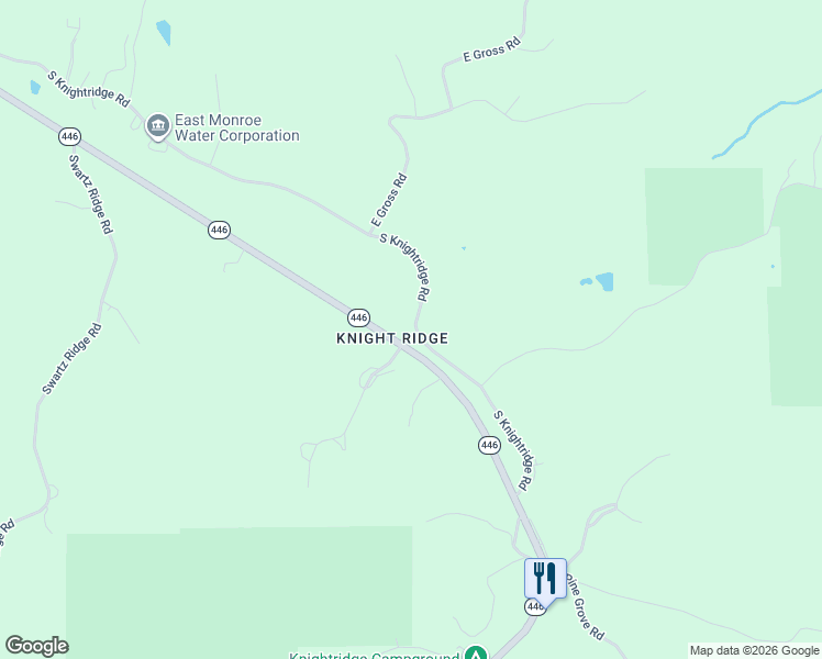 map of restaurants, bars, coffee shops, grocery stores, and more near 3802 Old Indiana 446 in Bloomington